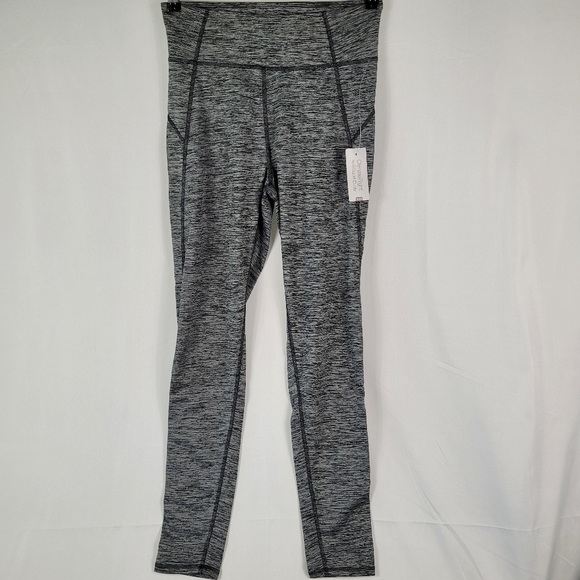 New Climate Right Cuddl Duds Base Layer Plush Warmth Legging Black/Gray - Small - Picture 1 of 7